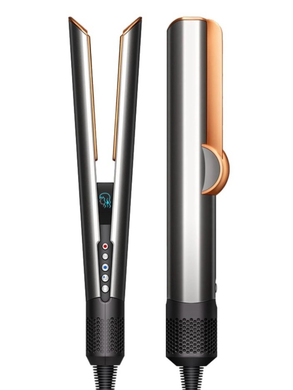 DYSON AIRSTRAIT STRAIGHTENER COPPER NICKEL EXCELLENT HAIR TOOL TOOLS AIR